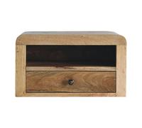 Artisan Furniture Chunky Oak-ish Floating Bedside