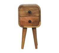 Artisan Furniture Extra Mini Curved Oak-ish Bedside