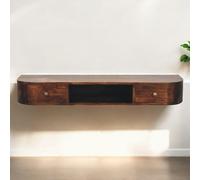 Artisan Furniture Lunar 2 Drawer Wall Mounted Chestnut Console