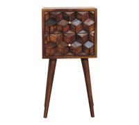 Artisan Furniture Mini Chestnut Cube 2 Drawer Bedside