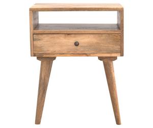 Artisan Furniture Nordic Designed Bedside With 1 Drawer And Open Slot