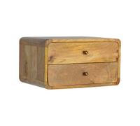 Artisan Furniture Oak-Ish 2 Drawer Floating Bedside