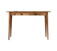 Artisan Furniture Solid Wood 2 Drawer Cable Writing Desk