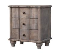 Artisan Furniture Solid Wood Beaumont Curved Nightstand