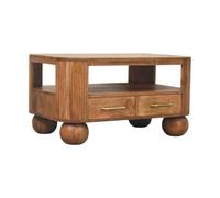 Artisan Furniture Solid Wood Briarwood Fluted Coffee Table