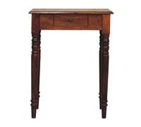Artisan Furniture Solid Wood Chestnut Turned Leg Writing Desk