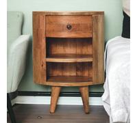 Artisan Furniture Solid Wood Cortez Oak-Ish Bedside
