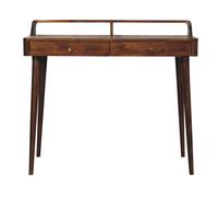 Artisan Furniture Solid Wood Elevated Chestnut Console Table