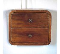 Artisan Furniture Solid Wood Floating Mini Chestnut Bedside