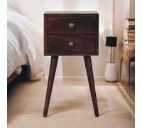 Mini 2 DrawerCalifornia Walnut Bedside