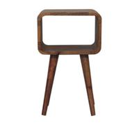 Artisan Furniture Solid Wood Mini Curved Open Bedside