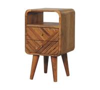 Artisan Furniture Solid Wood Mini Lille Curved Bedside