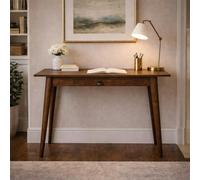 Artisan Furniture Solid Wood Nordic Writing Desk in Classic Grey