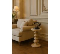 Artisan Furniture Solid Wood The Bellis Marble Accent Table