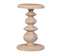 Artisan Furniture Solid Wood The Bellis Marble Accent Table