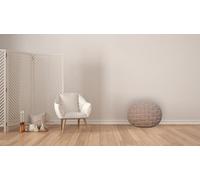 Artisan Furniture Solid Wood Tube Pouffe Cream