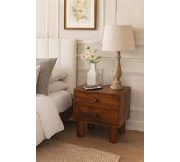 Tula 2 Drawer Chestnut Nightstand