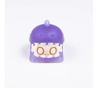 Artisan Keycaps - Adorable Keycaps: Puppet Dinosaur Series Shine Through Keycaps Resin Keycaps Custom Keycaps Escape Handmade Keycap for Mechanical Keyboard Keycaps (Purple Puppet, Translucent)