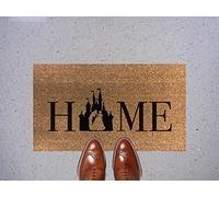 Artisan Kiss 70cm x 40cm DISNEY RANGE Printed Internal Coir Mat, Door Mat Stencilled (Home Cinderella)