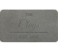 Artisan Kiss BETTER THAN COIR GREY Door Mat 70x40cm Personalised Custom Outdoor Large Floor (Est 4)