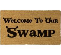 Artisan Kiss Welcome To My Swamp Door Floor Mat Various Sizes Pvc Backing Gifts Presents Home (60x40cm)