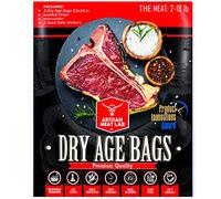 Artisan Meat Lab - Dry Age Bags for Meat, Ribeye, Beef Steak, Sirloin, Brisket, BBQ - Dry Aging Meat at Home Made Easy - 3 Dry Aged Bags 2-18lb 12x24in