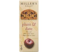 ARTISAN Miller's Toast Plum & Date 100g - 6 Pack