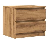 (artisan oak, 1 pcs) vidaXL Bed Cabinet Nightstand Side Table Storage Bed Table Engineered Wood