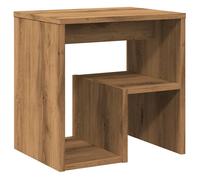 (artisan oak, 1 pcs) vidaXL Bed Cabinet Nightstand Side Table Storage Bed Table Engineered Wood