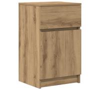 (artisan oak, 1 pcs) vidaXL Bedside Cabinet Grey Sonoma 39x35x65 cm Engineered Wood bedside table
