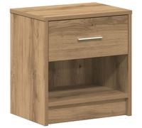 (artisan oak, 1 pcs) vidaXL Bedside Cabinet with Drawer Nightstand Bed Side Table Bed Cabinet