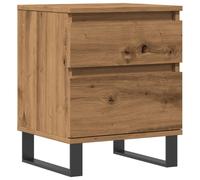 (artisan oak, 1 pcs) vidaXL Bedside Cabinets Nightstand Bed Table 2 pcs Engineered Wood