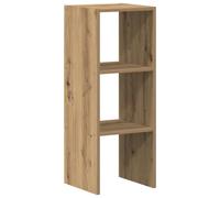 (artisan oak, 1 pcs) vidaXL Bookcases Stackable Bookshelf Storage Shelf Book Stand Engineered Wood