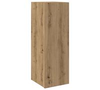 (artisan oak, 1 pcs) vidaXL TV Cabinet Engineered Wood Wall Mounted Stand Living Room TV Console