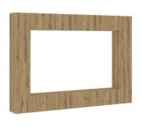 (artisan oak, 100 cm) vidaXL TV Cabinet Set 8 Piece Chipboard TV Stand Multi Colours Multi Sizes