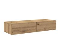 Wall Shelf with Drawers Floating Storage Display Shelf Engineered Wood vidaXL