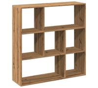 (artisan oak, 102 x 29 x 103.5 cm) vidaXL Book Cabinet Bookcase Storage Shelf Bookshelf Book Rack Engineered Wood