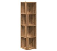 (artisan oak, 33 x 33 x 132 cm) vidaXL Corner Cabinet Rack Standing Shelf Storage Cabinet Engineered Wood