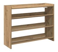 vidaXL Shoe Rack Artisan Oak 80x25x62 cm Engineered Wood