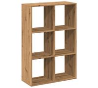 (artisan oak, 69.5 x 29 x 103.5 cm) vidaXL Room Divider Bookcase Book Rack Bookshelf Engineered Wood