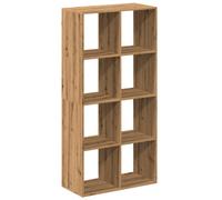 (artisan oak, 69.5 x 29 x 137.5 cm) vidaXL Room Divider Bookcase Book Rack Bookshelf Engineered Wood