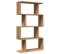(artisan oak, 70 x 24 x 129 cm) vidaXL Room Divider Bookcase 6-Tier Shelf Bookshelf Engineered Wood
