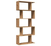 (artisan oak, 70 x 24 x 161 cm) vidaXL Room Divider Bookcase 6-Tier Shelf Bookshelf Engineered Wood