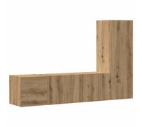 (artisan oak, 80 cm) vidaXL TV Cabinet Set 5 Piece Chipboard TV Stand Multi Colours Multi Sizes