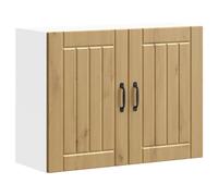 (artisan oak, 80 x 31 x 60 cm) vidaXL Kitchen Base Cabinet Lucca High Gloss White Engineered Wood