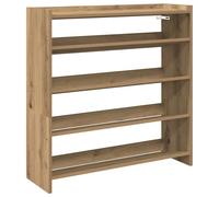 vidaXL Shoe Rack Artisan Oak 80x25x81 cm Engineered Wood