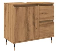 (artisan oak) vidaXL Bathroom Cabinet Sink Cupboard Vanity Unit Engineered Wood
