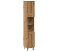 vidaXL Bathroom Cabinet Artisan Oak 30x30x179 cm Engineered Wood