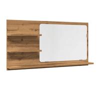 (artisan oak) vidaXL Bathroom Mirror Toilet Mirror Washroom Wall Mirror Engineered Wood