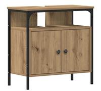 (artisan oak) vidaXL Bathroom Sink Cabinet Artisan Oak 60x30x60 cm Engineered Wood